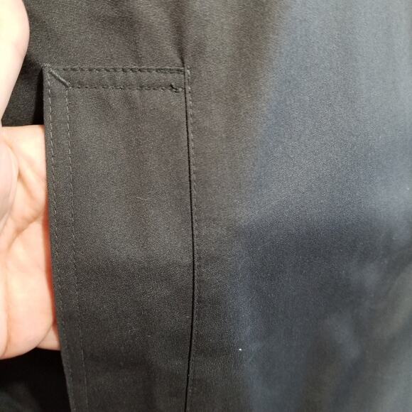 Oleg Cassini Trench Coat Mens 48 All Weather Designer Dark Gray - Picture 7 of 15